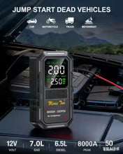 Portable Car Battery Booster & Power Bank All-in-One