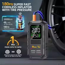 Portable Car Battery Booster & Power Bank All-in-One