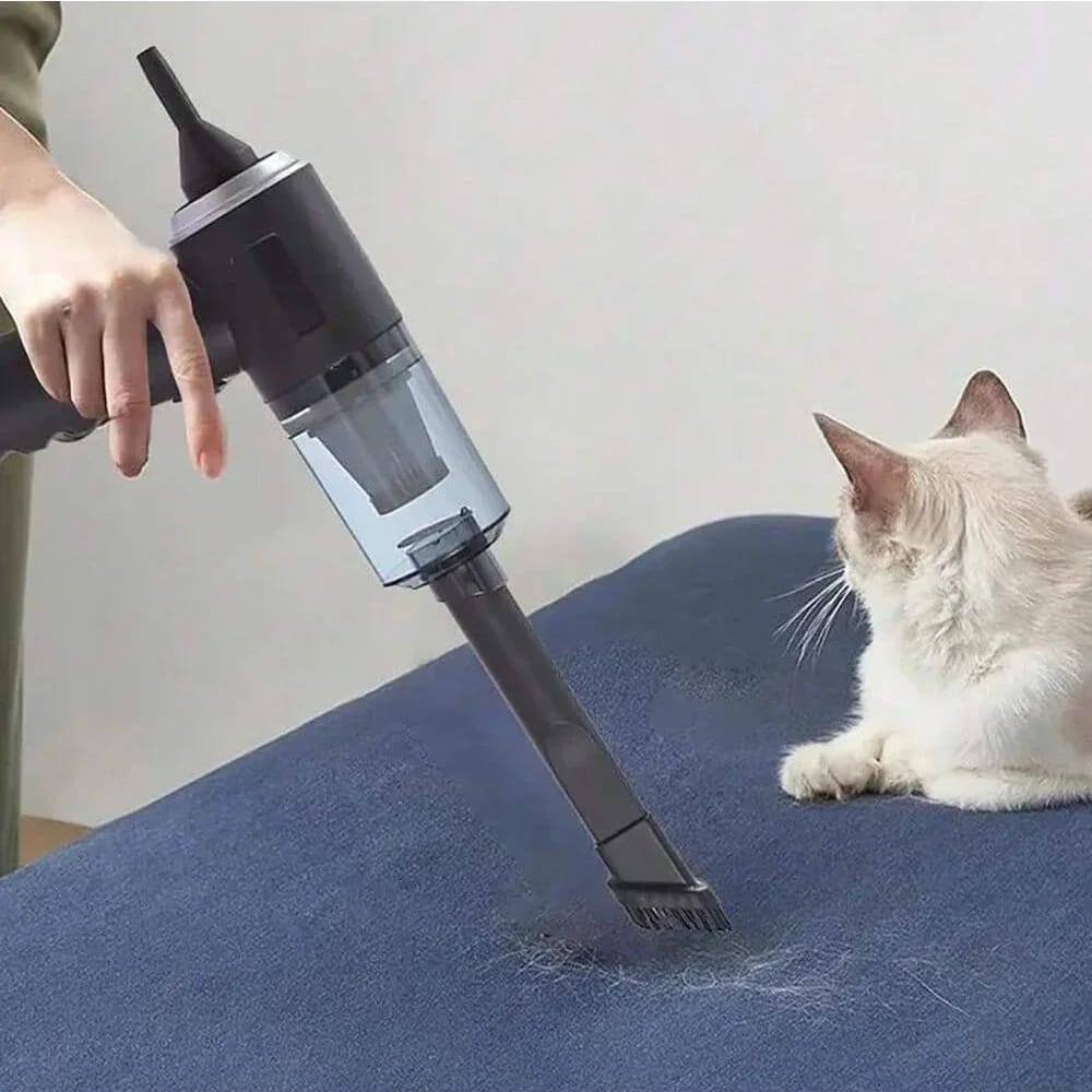 Portable Cordless Car Vacuum Cleaner 5500PA | 120W High Power Mini Vacuum & Air Blower USB-C Rechargeable